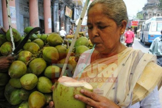 Tripura sizzling at 32 degree temperature  