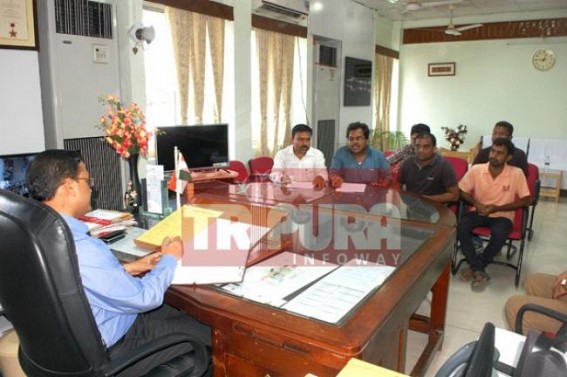 Land for land, Tripura Pradesh youth congress demands land for the evicted people