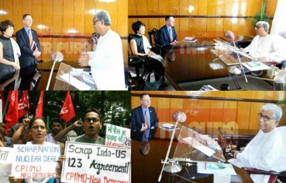 Tripura CMâ€™s new mission â€˜boot-licking USAâ€™ : Did Anti-Capitalist Manik Sarkar sacrifice â€˜Anti-American Ideologyâ€™?  Communist CM continue to blast USA in public rallies, but Modiâ€™s fund curtailment forced cornered CPI-M wash USAâ€™s feet !