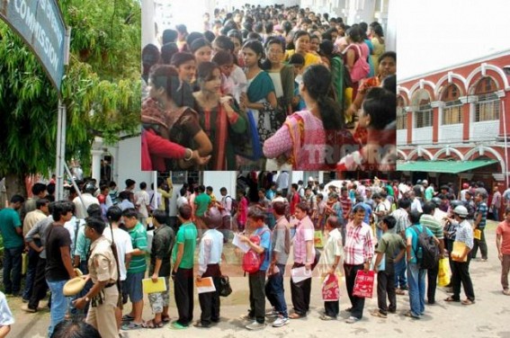 Tripura ranks 4th highest unemployment in nation with a record high of 7 Lakhs unemployed youths :  new Industry, IT, Investments NIL in 22 years CPI-M rule : false claims of  Manik Sarkar falls flat