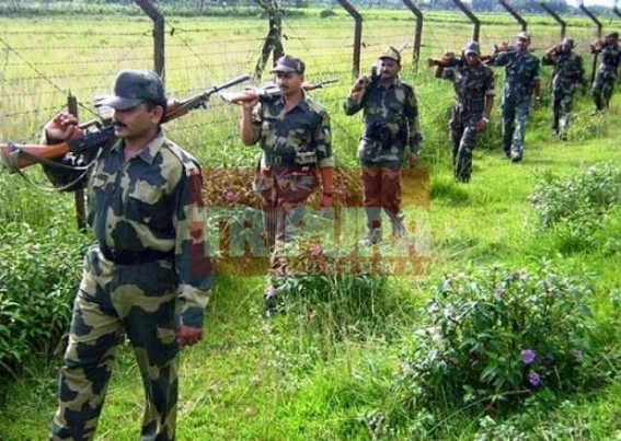 BSF firing kills a woman at Sonamura, accused Jawan of 145 Bn absconding, security tightened, police suspects it to be a outcome of personal dispute, Case I/O Amal Chakraborty talks to TIWN