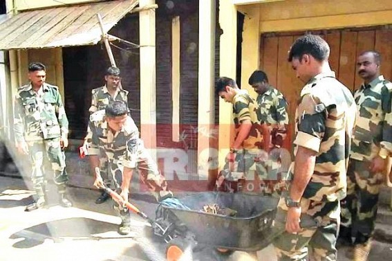 Modi Wave on Countryâ€™s Jawans : BSF 159TH Btln held Swachh Bharat Abhiyan