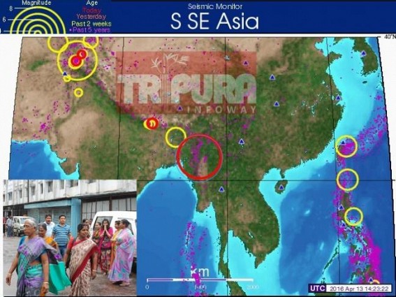 Tripuraâ€™s massive earthquake risks, lackluster attitude of Stateâ€™s â€˜Disaster Managementâ€™ puts Agartala under danger : â€˜Centre never delays help during Natural calamitiesâ€™, says Kiren Rijiju