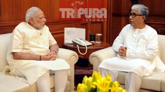 CPI-M's Double standard : Yechury & Surjya Kant Mishra crying for employees' pay hike while Manik Sarkar led LF Govt employees are deprived in Tripura for 10 years ; What about Rs 31308.76 Cr allocated by 14th Finance Commission ? 