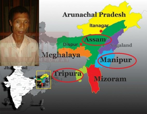 46 yearâ€™s most wanted Terrorist nabbed by Assam Rifles 30th Btln  