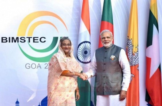 Modi praises Hasina's crackdown on terror a model template : among all oppositon parties, anti-national CPI-M fails to condemn Pakistan, China