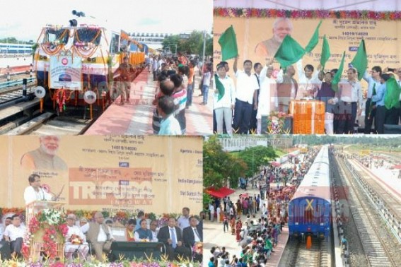 Modi Govt's 'Act-East' policy fulfills all demands for Tripura : NFR to start RoRo Service to help Fuel-starved  State : Suresh Prabhu announced special trains to carry oil tankers for Tripura from Aug 12 