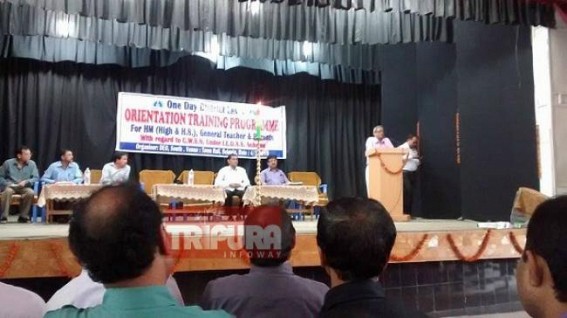 One day orientation Training programme on CWSN held under LEDSS Scheme 