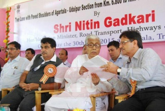 Central Budget to be published in February, 2016 : Tripura NH-44 to get a better shape as â€˜Roadwayâ€™  to get a special focus in NE budget 
