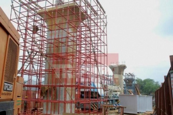 Flyover construction likely to get delayed: Tainted NBCC Project Head manages a narrow escape by putting the blame on DWS department for the massive delay in the Flyover construction, Project head talks to TIWN