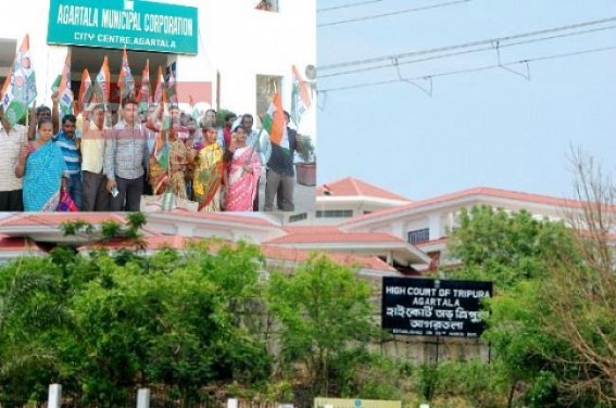CPI-M backed AMC disobeys HC order with 100 hawkersâ€™ eviction issue : Trinamool hits AMC, demands for Street Vendor Act-2014's immediate implementation in Tripura 