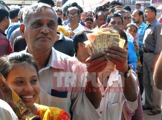 Demonetization's Big Success : Central Govt  replies to oppositionâ€™s query about black money  deposits : 1.9 crores bank accounts deposited more than 2 lakhs during demonetization 
