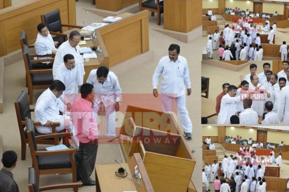 Mockery of Democracy: CPI-M, TMC turn Tripura Assembly into battleground,Sudip Barman lost temper after CPI-M hit TMC, 'Bengal Trinamool's goondaraj repeating here'