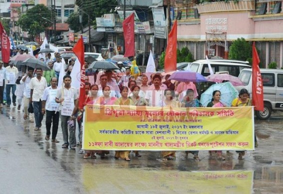 Ration shop dealers continue protest in Tripura
