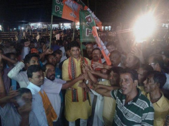 BJPâ€™s poll drive with joining-method continues