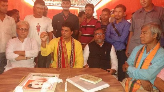 BJP leaders visit Nishikant Chakma's home