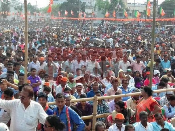 Pre-Poll alliance of BJP with IPFT & INPT finalized ; BJP targets 8 NE states with assistance from NEDA ; BJP to throw challenge before CPI-M with Autonomous State Council promise ? 