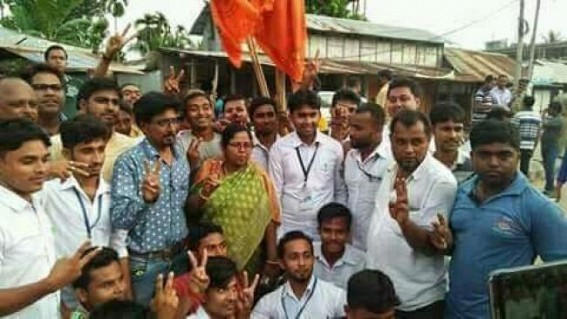 SFI unable to take ABVP's winning at Sonamura College