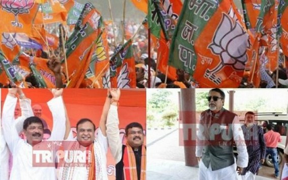 Is BJP turns a safe sanctuary for all scam- tainted opposition politicians ? Will Narada tainted Mukul Roy preach for BJP in Tripura just like CBI charge-sheeted Himanta Biswa Sarma ?