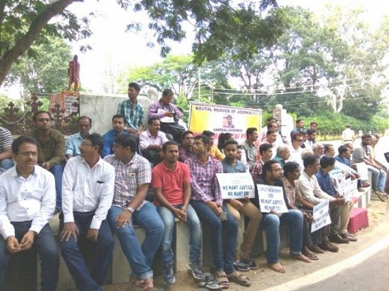 Tripura scribes press for CBI probe into reporter's murder