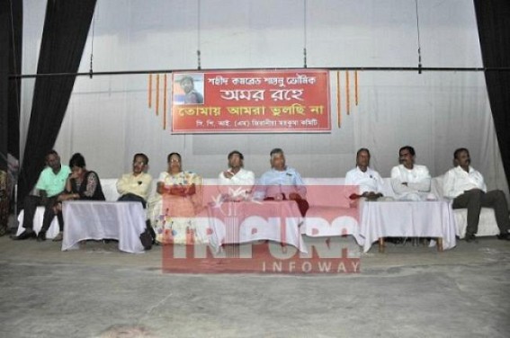 CPI-M shared political dais with Santanu's family members : Why no ruling party member visited Khumlwng incident's victim Jiban Debnath's home ? 
