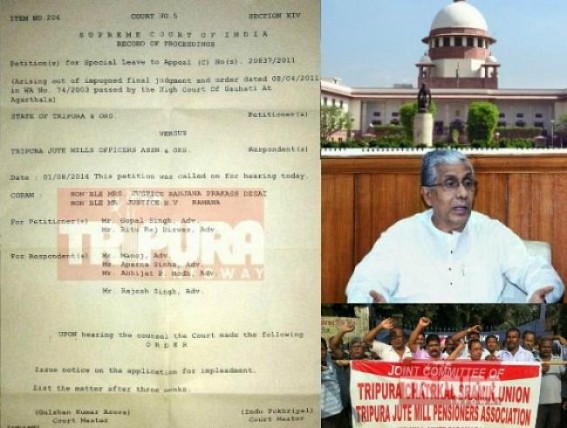 CPI-M Govt paying High Salaries only to Jute Mill's High Officials following SCâ€™s verdict : Working Class employees to go in massive protest from Monday against the so called â€˜Khete-Khaoa-Gorib-Manusher-Sakarâ€™ !!!