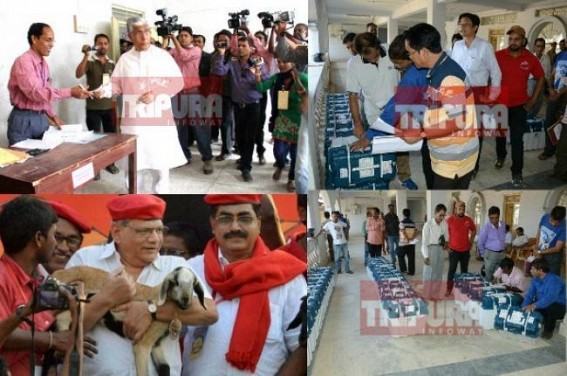 CPI-M's 3rd Child's Dance with Congress, AAP demanding Ballot- Paper-Voting turns heavy for CPI-M's Fake-Voter list : No-Fake-Voting in Tripura 2018 Election as EC launches  VVPAT for all booths