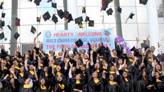 NAAC accredits Tripura Holy Cross College with A-Grade