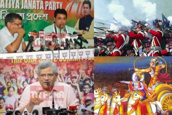 'Come back to India ! Why Waterloo-battle, France, Russia, China and not quoting Mahabharata ?' State BJP questions anti-national Sitaram Yechury  