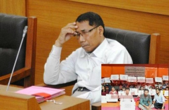 Tripura Govt Dept's threat, bribery to hunger strikers exposed : unemployed youths leak audio of Agriculture Dept's threatening call