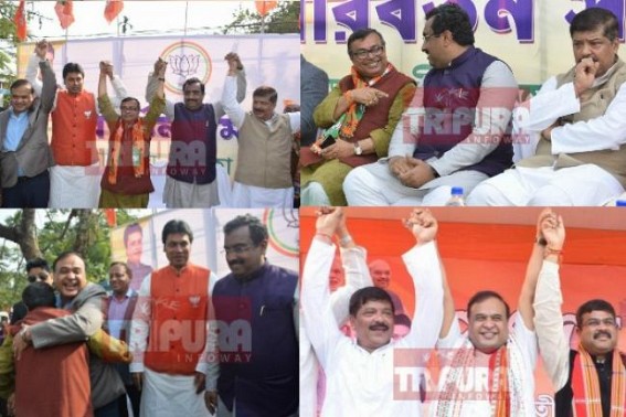 Seven Congress MLAs migration from Congâ€™s sinking boat to BJPâ€™s cash pit : Ram Madhav, Himanta Biswa, Deodharâ€™s dependence on Congress deserters expose saffron Partyâ€™s leadership crisis in Tripura  