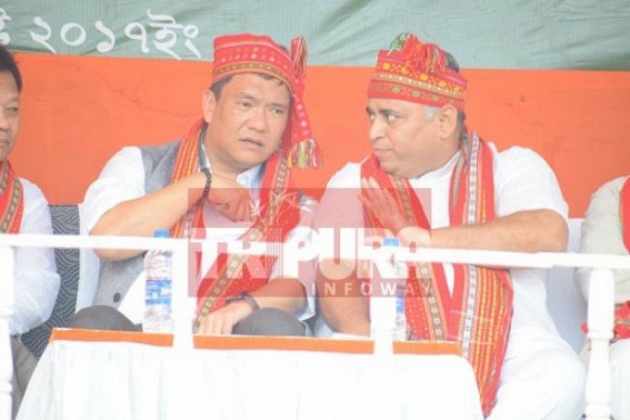 BJP challenges CPI-M's supremacy in tribal belts ; Massive gathering of indigenous people in BJP rally - a sign of CPI-M's downfall ?