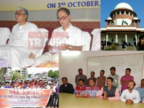 CPI-M Govt's '10323 Puppet Show' ends : Terminated teachers to block National Highway, Railway with full family if Tripura Govt does not take action within 48 hrs