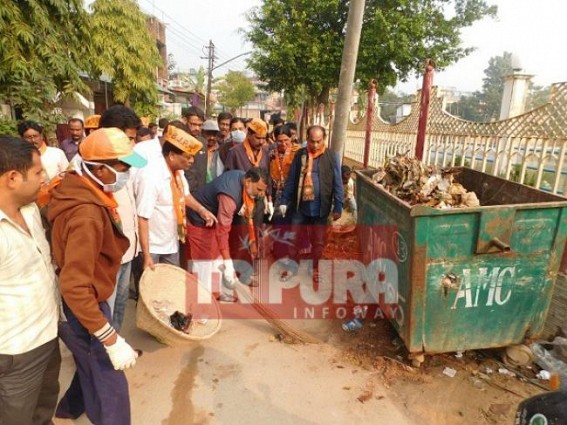 BJPâ€™s Swachh Bharat Abhiyaan at Battala