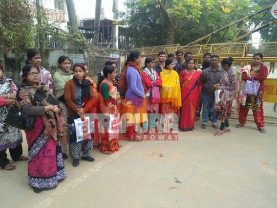 Guardians of Umakanta Academy's Students demand ban of sports in school ground during school hours