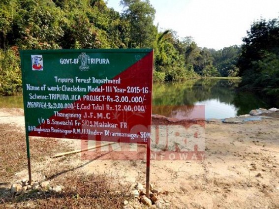 Tripuraâ€™s Govtâ€™s massive looting under MGNREGA, JICA project continue : Rs. 12 lakhs of embezzlement with 0 % work-progress in 2015-16 FY bares State Govt's failure