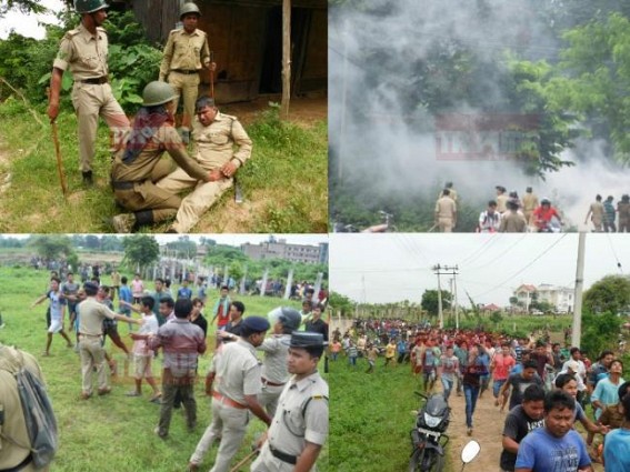 Woman Missing : Angry mass attack Police, Section-144 implemented at Budhjung Nagar