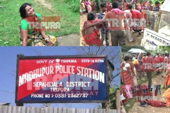 Alleged murder in Lockup ! Tension at Bishalgarh  