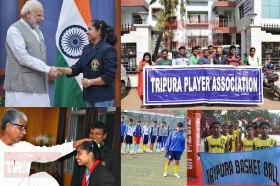 Tripura Sport Dept's Corruptions left state with only one talent Dipa Karmakar, who was given National Level recognition under Modi Govt : Demands raised by state players for providing basic facilities to all players 