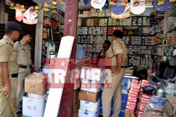 Robbers loot shop near 2 police stations at Agartala 