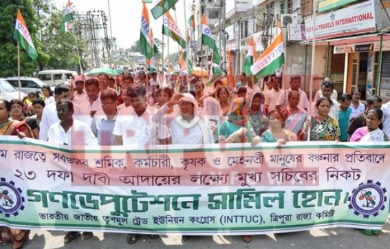 Trinamool raised 23 demands, leaders meet CS