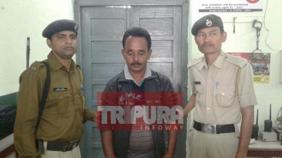 West Agartala Police arrest one Mafia 