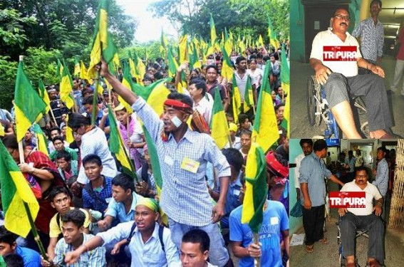 Political clashes hit Tripura ADC areas : 6 admitted into GB Hospital after violent infighting among IPFT factions : CPI-M's role under scanner
