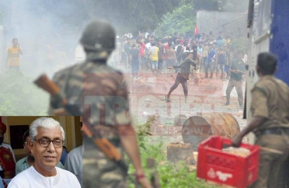 Is CPI-M in Tripura preparing the ground like 2011 of Bengal ? Manik is worried about his own crown ? Pre-poll violence already started seven months before Assembly Poll 