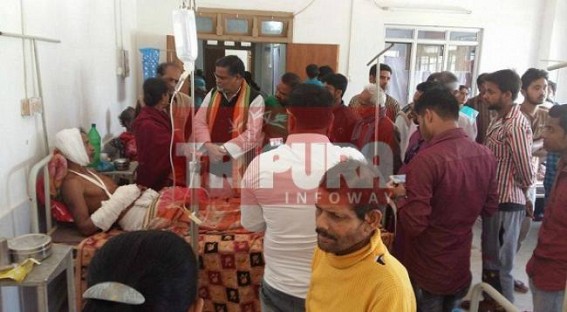 Section 144 continues at Panisagar following massive Communal Bloodshed : 1 critical at Shillong, BJP leader meets victims 