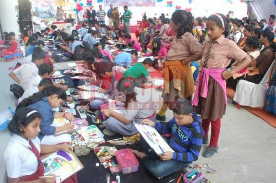 Traffic Police Dept. organized Sit & Draw competition 