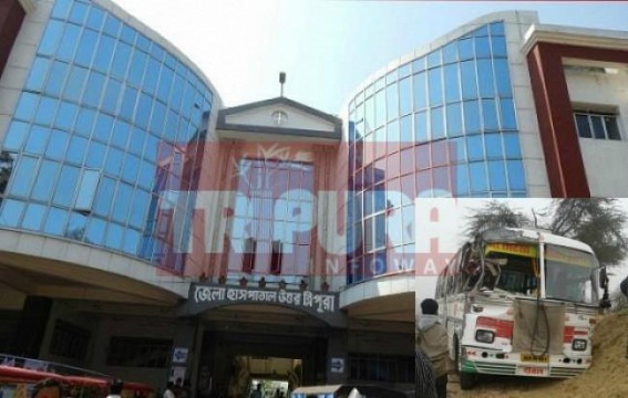 Panic grips Tripura after bus accident hits 3 persons : 1 spot dead, 3 seriously injured, referred to Silchar Hospital 