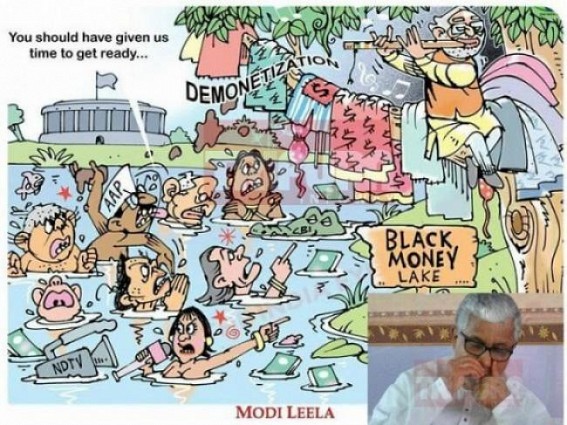 What is Modi Tsunami ? an unknown power allegedly working from 'behind' turning heavy on ruling party ahead of 2018's election