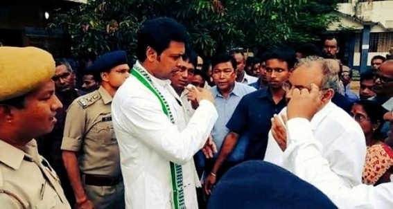 CM visits flood affected areas in Unakoti Dist