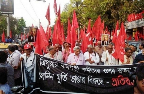 Communists â€˜Lenin LOVEâ€™ : CPI-M claims to 'Restore' Lenin's statue in Tripura, but now making it a National-issue through WB, Kerala protests 